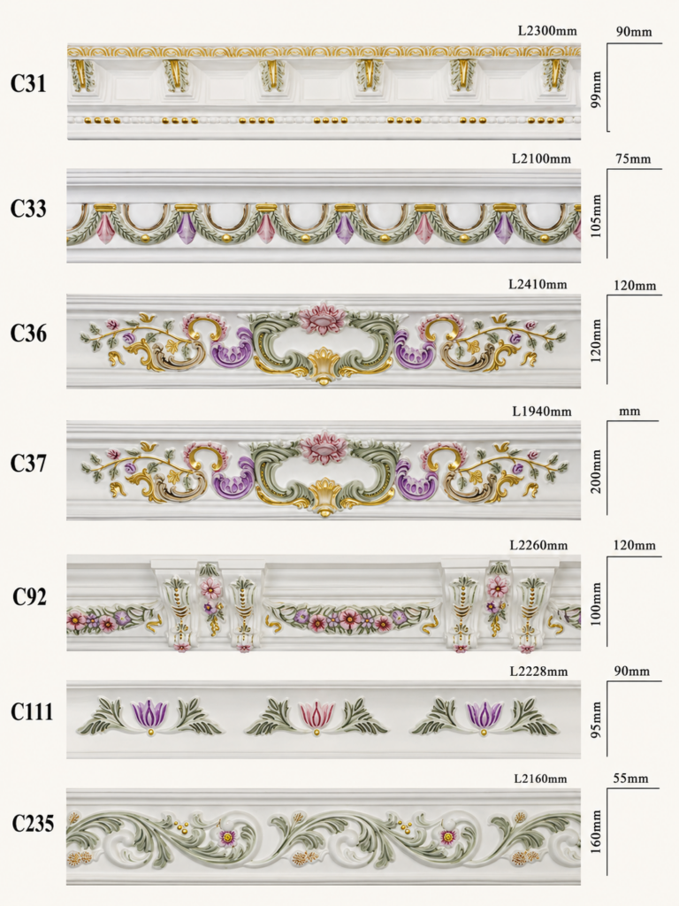 ตัวอย่าง บัว CORNICE
