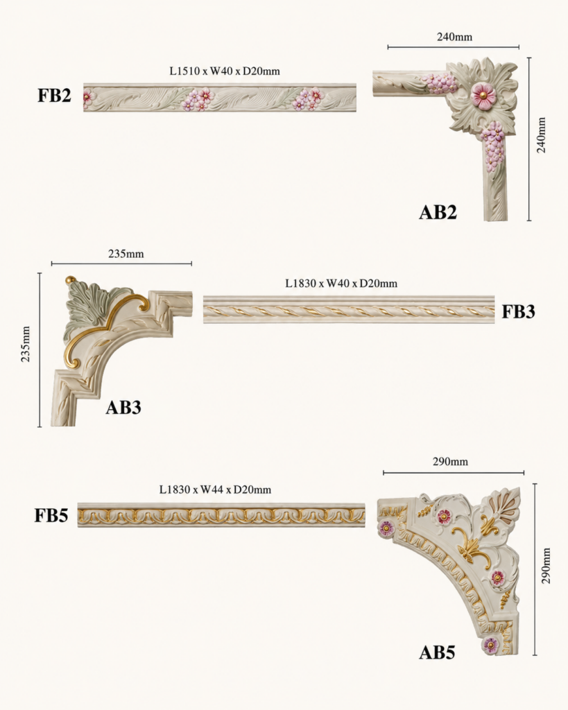 บัวชุด BEADING AND CORNICE